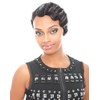 Janet Collection 100% Human Hair (Remy) Mommy Ii Wig (1B)