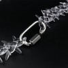 Joddfly Men's Transparent Acrylic Cuban Thorn Necklace Hip Hop Jewelry