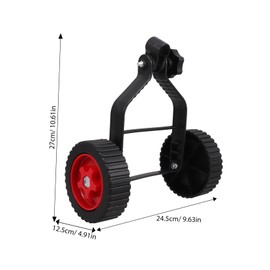 BESPORTBLE Lawn Mower Auxiliary Wheels for Support Wheels for Trimmers Edgers and Mowers Fit Enhanced Comfort Reusable Design for Lawn Care Tasks