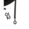 picturehangingdirect.co.uk Silver Net Curtain Wire Voile rope rod Including 6
