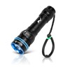 WINDFIRE Dive Light – Super Bright Rechargeable Diving Flashlight with