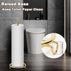 Siyzda Bath Toilet Paper Holder, Toilet Tissue Roll Organizer Storage,
