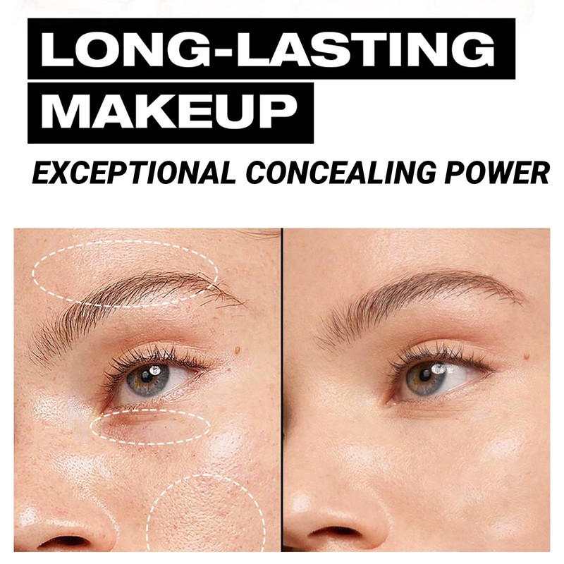 Full Coverage Concealer & Corrector Palette, 6-in-1 Colour Corrector, Waterproof