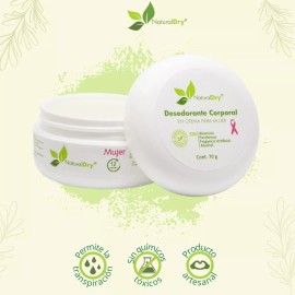 Naturaldry 3 Pack Desodorante Naturaldry 70g Natural Hidrata Lavanda