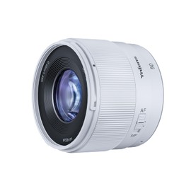 YONGNUO 50mm F1.8 Lens for Sony E Mount, Auto Focus F1.8S Large Aperture APSC Frame Standard Prime Lens for Sony E-Mount Mirrorless Cameras (White)