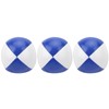 3Pcs PU Leather Juggling Balls Indoor Leisure Portable Performance Practice