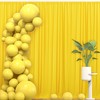 30ftx10ft Yellow Backdrop Drapes for Party, Not See-Through 6 Panels