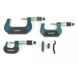Central Tools Storm 3M113 0-3" Micrometer Set