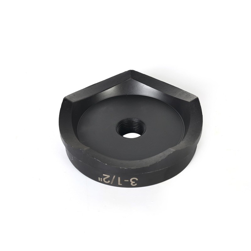 3-1/2" (101mm) Conduit Punch and Die Black Oxide Finish, Work