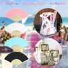 Grosun Paper Fans Paper Hand Fan Bamboo Folding Fan Handheld