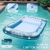 Sunrio 2024 Upgrade Transparent Blue Double Tanning Pool V3