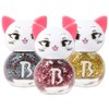 Bably Cat Children's Nail Polish 3-Piece Set, C, 1 Piece / 바블리 냥이 어린이 매니큐어 3종 세트, C, 1개