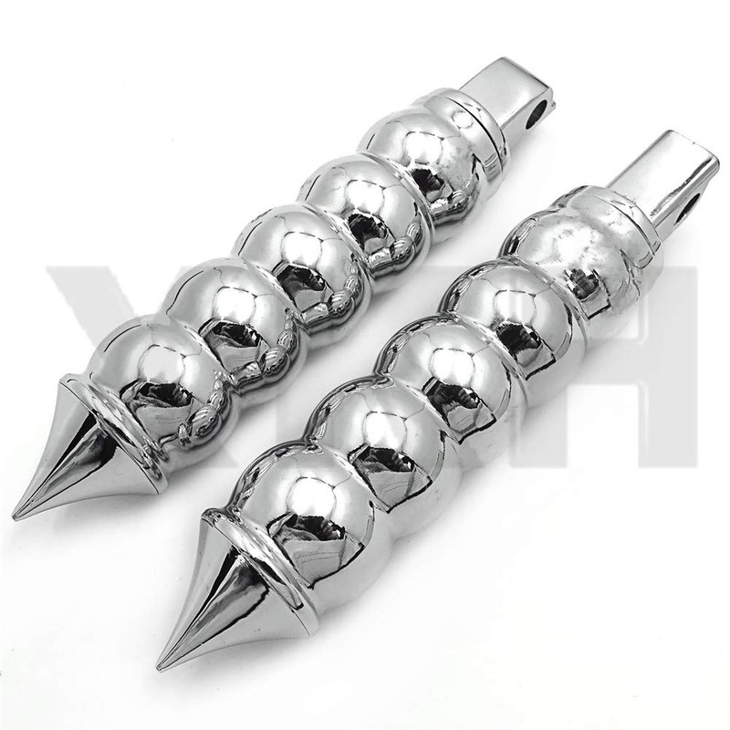 SMT- Chrome Billet Calabash Footpegs Compatible With passenger Victory All