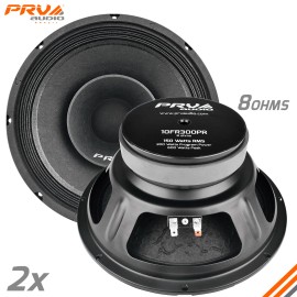 PRV Audio 2x PRV Audio 10FR300 Full Range 10" Loudspeakers 8 Ohms PRO 600 Watts