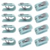 WANGCL 12 Pieces Bed Clips with Safety Pins, Duvet Cover