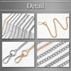 Buzz Selection AC170 Wallet Chain, Chain, Belt, Keyring, Simple, Stylish,