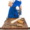 DIMWELD Leather Welding Apron With 6 pockets for men. Heavy