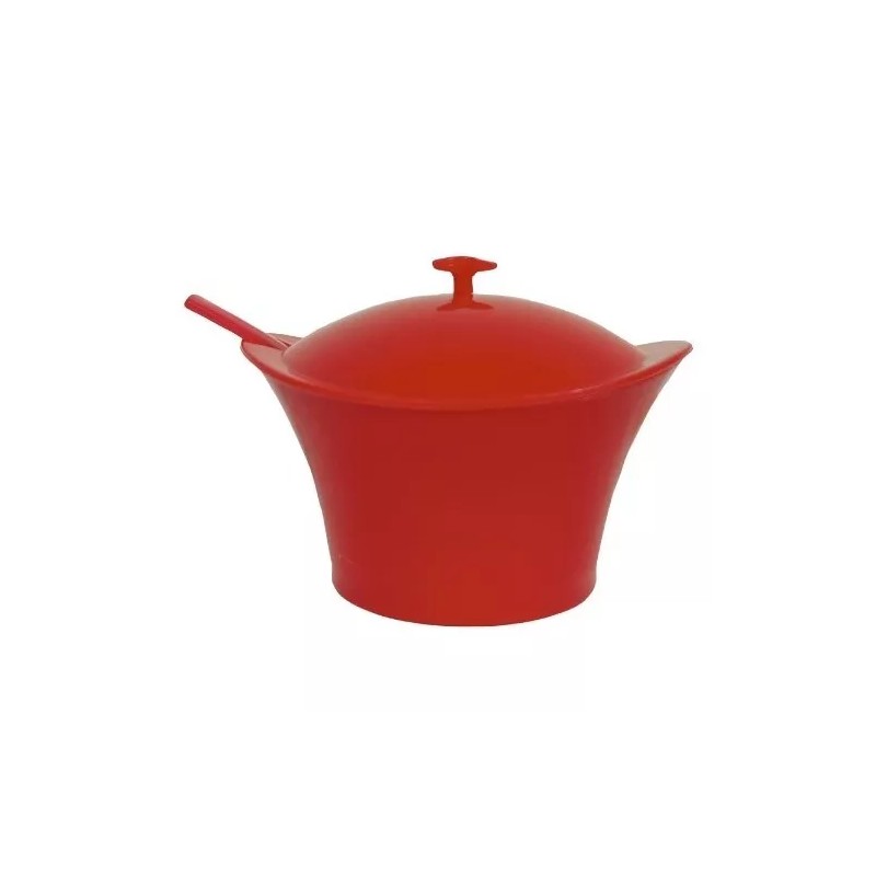 Boris 5 Azucareras De Plástico 350ml Con Tapa Y Cuchara