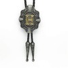 KECOL Mens Initial Letter Bolo Tie Western Cowboy Aalphabet A