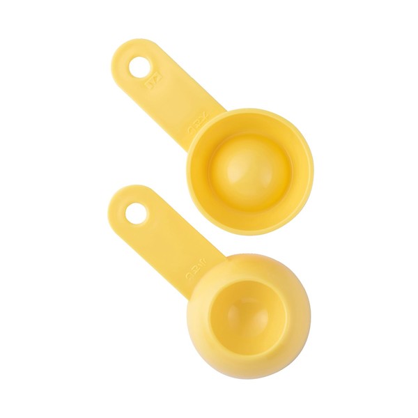 Kai KAI KITCHEN FG5214 Measuring Spoon, Tablespoon, Teaspoon, Dishwasher Safe, Little Chef Club, Yellow, Made in Japan