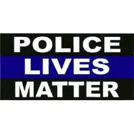 RFCO TRUMP 2024 Police Lives Matter Decal Vinyl Bumper Sticker (3.75"x7.5")