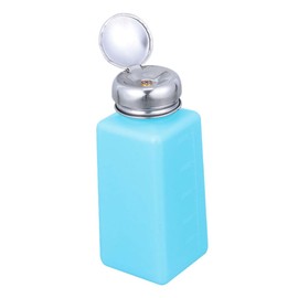 CHILDWEET 2pcs Professional Push Down Liquid Pumping Empty Bottle Dispenser Leak Portable Refillable Makeup Container for Travel DIY