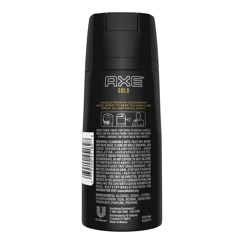 Axe Gold Oud Wood and Dark Vanilla Deodorant Body Spray