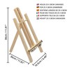 Belle Vous 4 Pack Wooden Tabletop Art Display Easels -