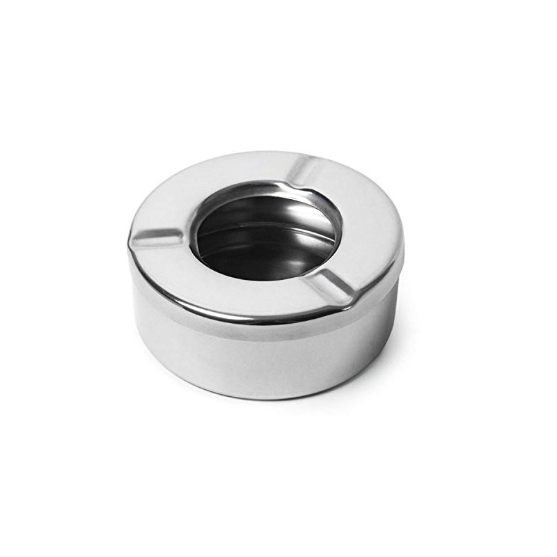 Windproof Ashtray Stainless Steel Ashtray with Lid