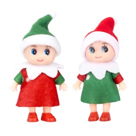 POPOYU Christmas Elf Figures, Mini Elves, Christmas Elf Doll, Christmas Elves, Christmas Small Gifts, Doll Toy for Girls, Boys, Gift, Little Elf Doll Toy for Boys and Girls