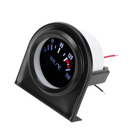 Temperature Display, 2 Inch 52 mm LED Light Car Pointer Oil Temperature Display 50-150°C Car Oil Temperature Display