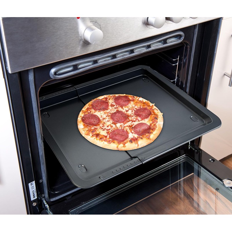Rosenstein & Söhne Adjustable Baking Tray: Extendable Universal Baking Tray