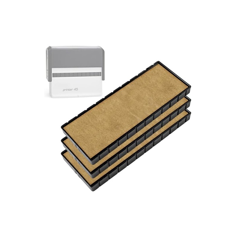 E/45 Replacement Pad Compatible for COLOP Printer 45 - Water