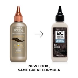 Clairol Professional Beautiful Collection Advanced Gray Solutions, 3W Rich Walnut, 3 oz. - Packaging May Vary