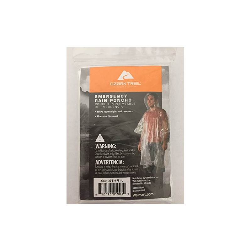 Emergency Rain Poncho