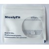 NicelyFit 2 Pairs Clear Nose Pads Replacement for Oakley Eyeglass