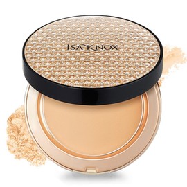 Isa Knox Cover Supreme Rich Essence Two-Way Pact 10g, No. 21 Light Beige, 1 Piece / 이자녹스 커버 수프림 리치 에센스 투웨이 팩트 10g, 21호 라이트 베이지, 1개