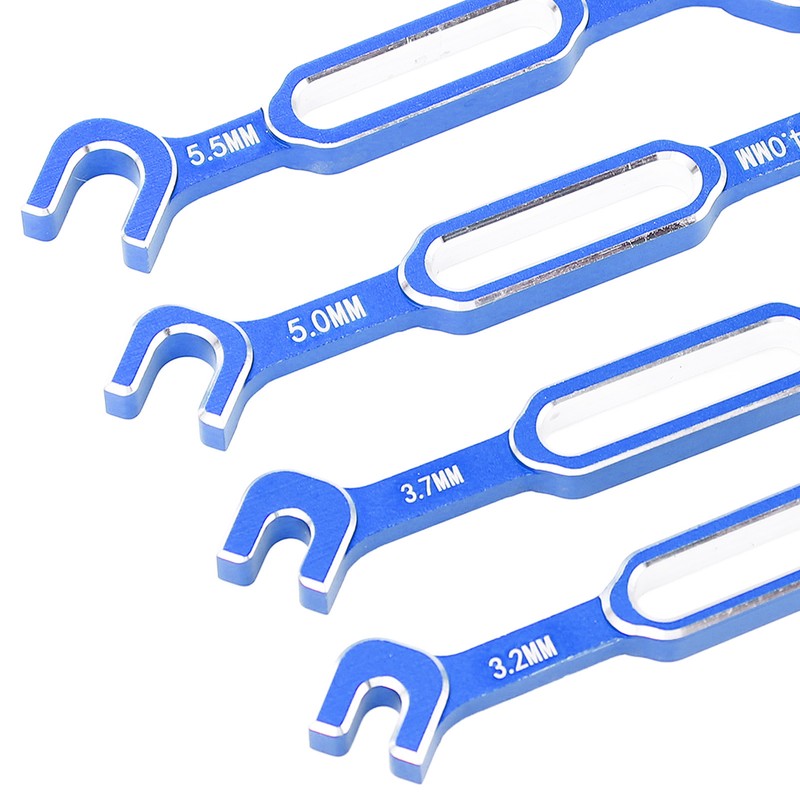4PCS RC Car Wrenches Turnbuckle Nut Ball Joint Remover Aluminum