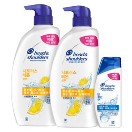 Head & Shoulders Citrus Lemon Shampoo Citrus Scent 800ml 2p + Deep Clean Shampoo Fruity Scent 90ml, 1 pc / 헤드앤숄더 시트러스 레몬 샴푸 시트러스향 800ml 2p + 딥클린 샴푸 프루티향 90ml, 1개