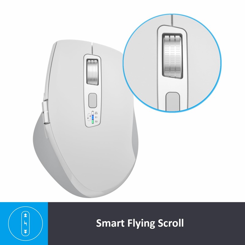 INFINMIND Wireless Computer Bluetooth Mouse with Intelligent Flying Scroll, Ergonomic