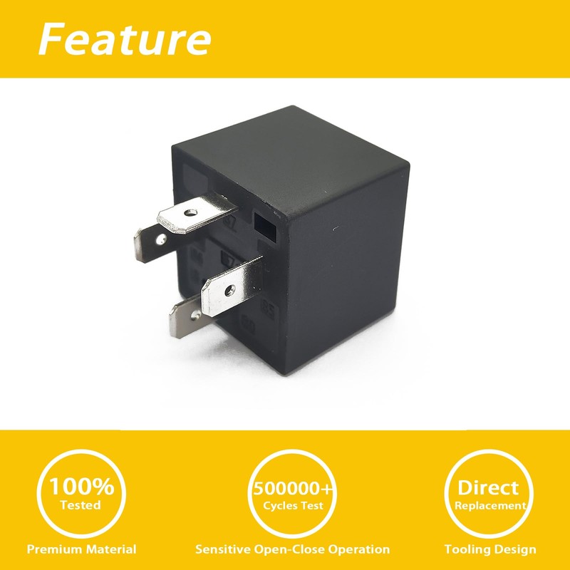 GROBARPART 4 Packs 5C3T-14B192-AA P6STD Relay Compatible with some Ford,