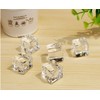 GOODCHANCEUK 25pcs Artificial Ice Cubes 2.5x2.5cm Clear Square Crystal Acrylic