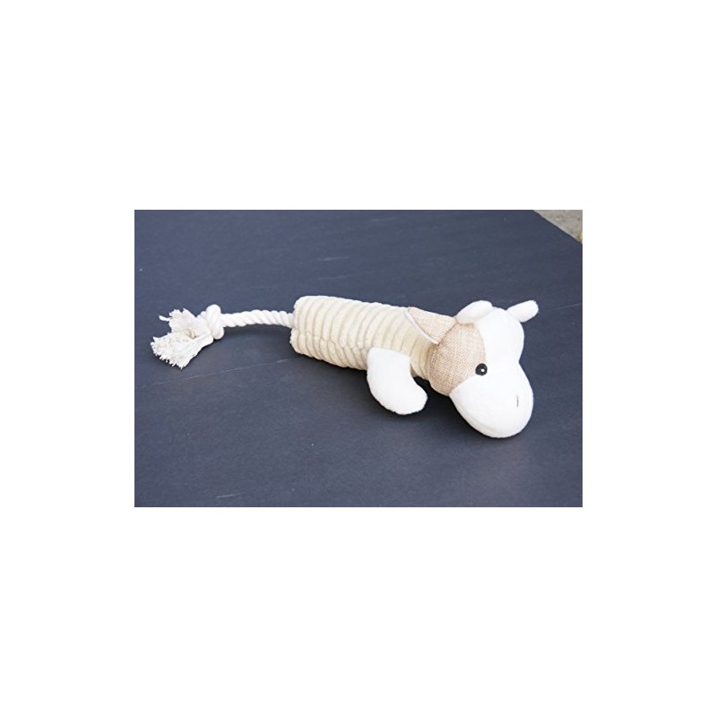 elisanliving Plush Dog Toy 16 Inch Long with Squeaker