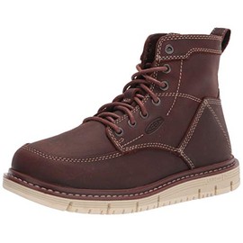 KEEN Utility womens San Jose 6â€ Soft Toe Wedge Work Construction Boot, Gingerbread/Off White, 7.5 Wide US