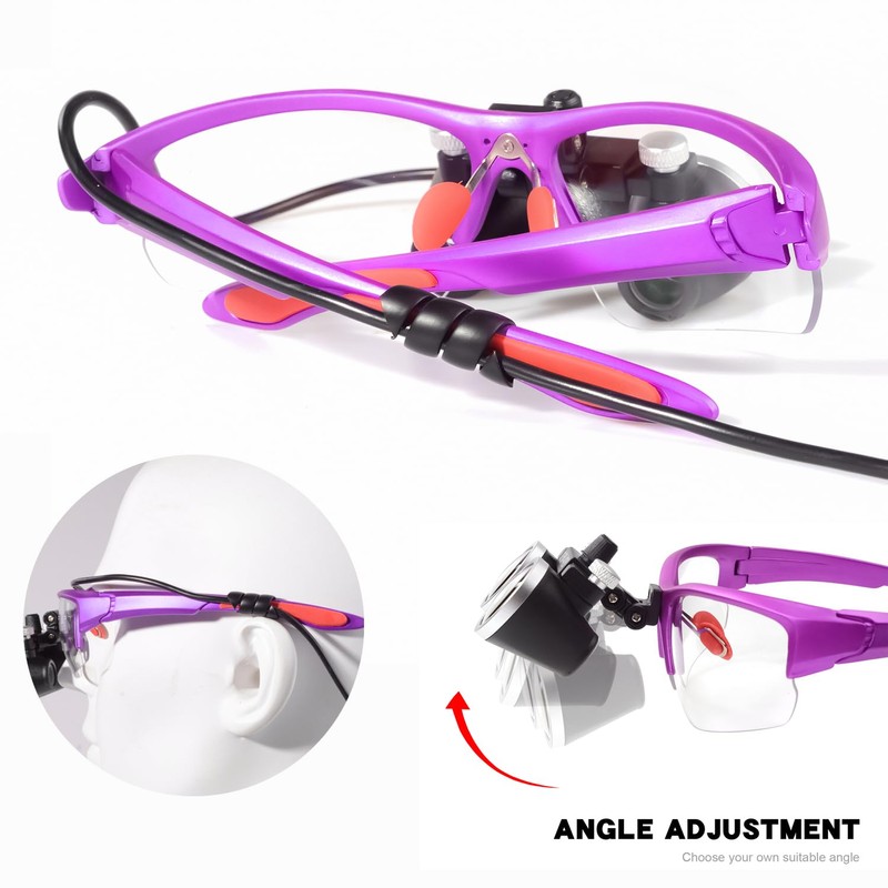 ORILAO Loupes 2.5X 3.5X Magnification Binocular Magnifier Optical Glass Lens