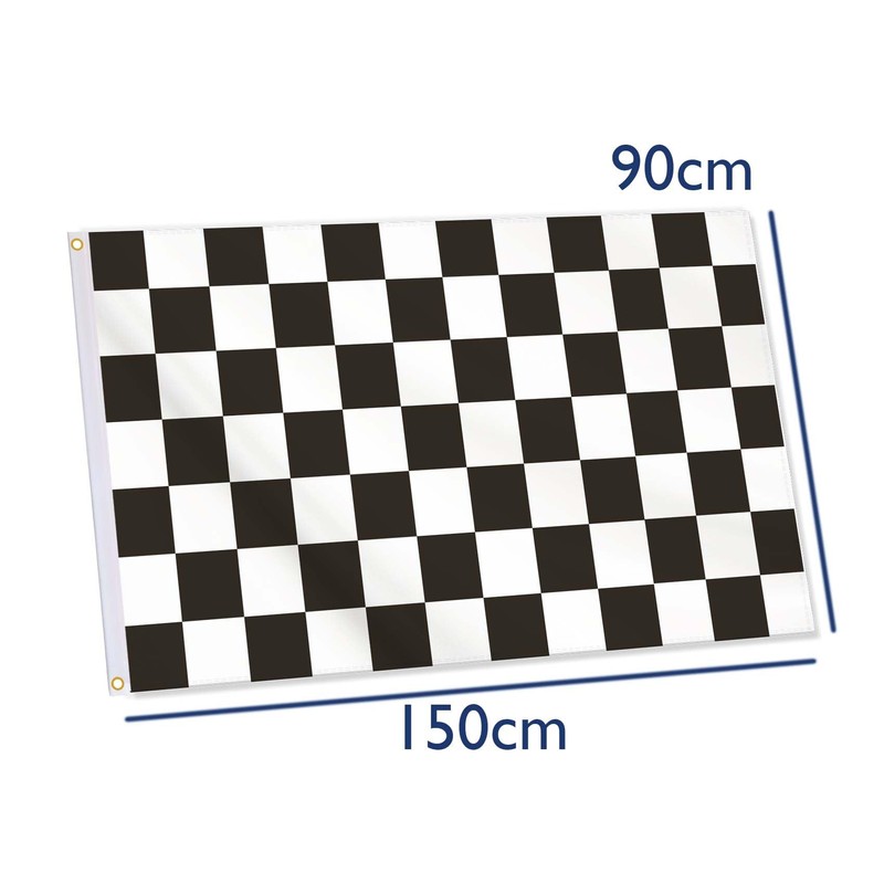 Checkered Flag,Big 3x5 FT Black and White Racing Flag,36x60 Inch