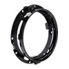 Qiilu 7 Inch Car Headlight Round Ring Mounting Bracket (Black)