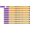 STABILO Point 88 Fineliner Pen,Purple,Pack of 10