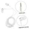Operitacx Wired In-Ear Headphones with Jack Plug Ergonomic Design for