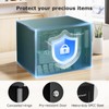 Bonsaii Safe Box with Key Lock, Steel Security Lock Box,